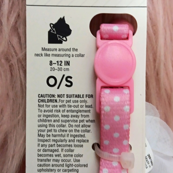 Brand New BOND CO. FANCY FLOWER DETAIL BREAKAWAY CAT COLLAR-O/S - Picture 3 of 5